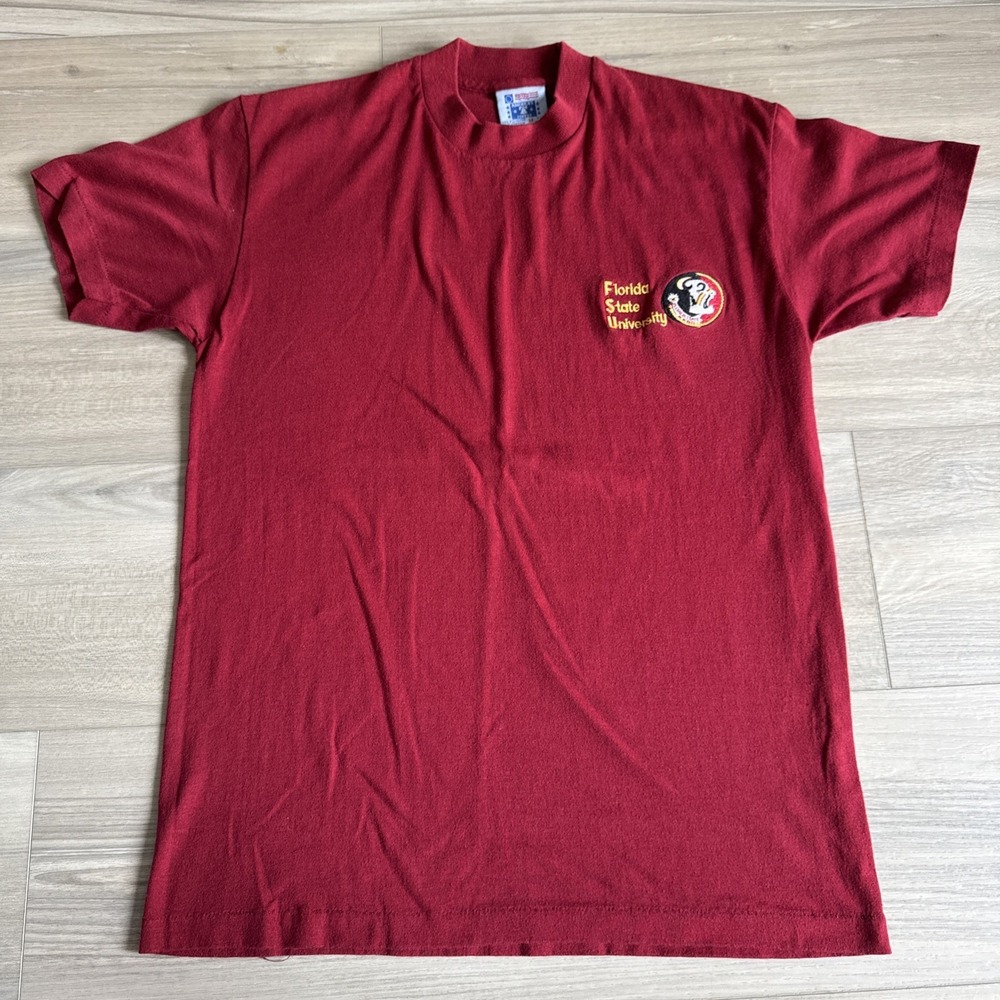 Vintage 70s 80s FSU Florida State Seminoles T Shirt Sz M Fits Sm Single Stitch
